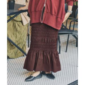 スカート せこ子プロデュース/シャーリングIラインスカート/598038