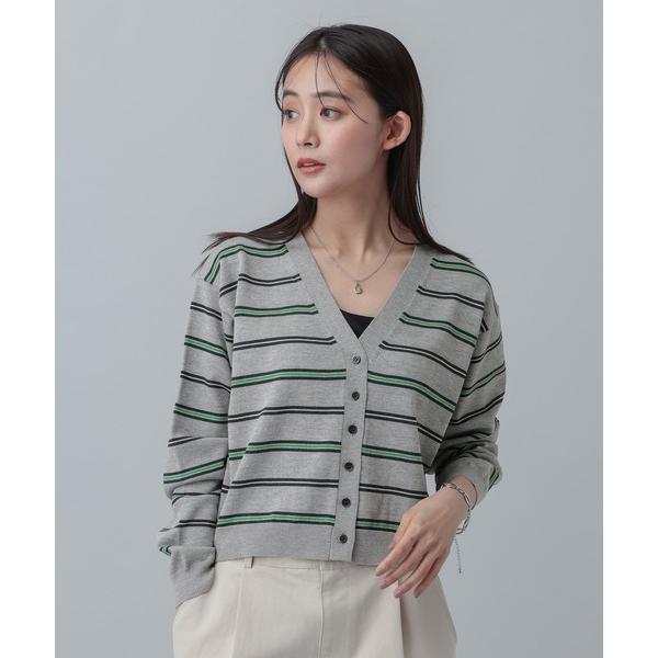 カーディガン MATINEE LINE/レヴィータショートVネックカーディガン/646679 レディ...