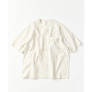 シャツ 半袖 LINEN COTTON V NE...の商品画像