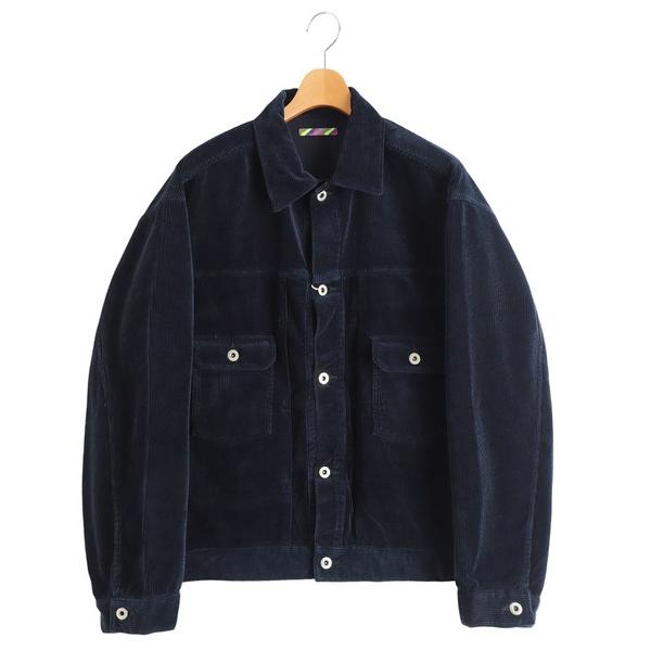 ブルゾン アウター is-ness / イズネス：CORDUROY TRUCKER JACKET：1...