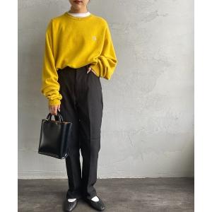 「DANTON」 長袖ニット 42 イエロー レディース