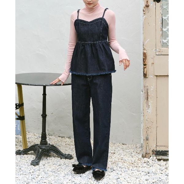 「INTER FACTORY」 セットアップ FREE ネイビー レディース