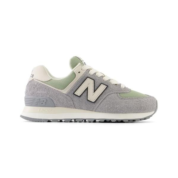 「New Balance」 ローカットスニーカー 24.5cm グレー レディース