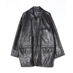 「Christian Dior」 レザージャケット M ブラック メンズ