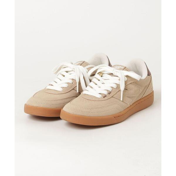 「New Balance」 ローカットスニーカー 24.0cm ベージュ メンズ