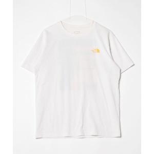 「THE NORTH FACE」 ワンポイント半袖Tシャツ L ホワイト メンズ