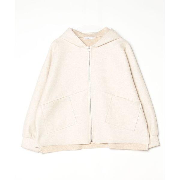「STYLE DELI」 ジップアップパーカー FREE ベージュ レディース