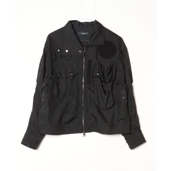 「DIESEL」 ナイロンブルゾン X-SMALL ブラック メンズ