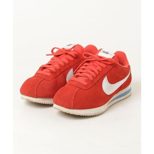 「NIKE」 ローカットスニーカー 23.0cm レッド レディース