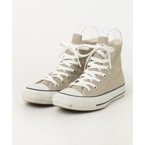 「CONVERSE」 ハイカットスニーカー 23cm ベージュ レディース