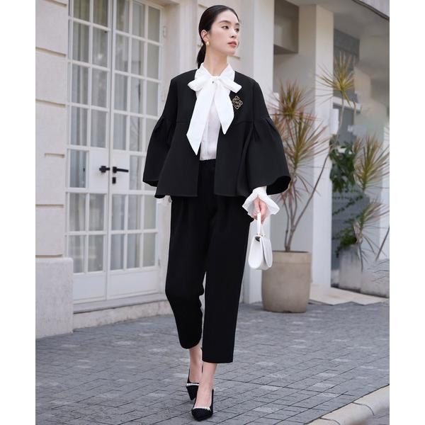 「DRESS PLUS」 セットアップ L ブラック レディース