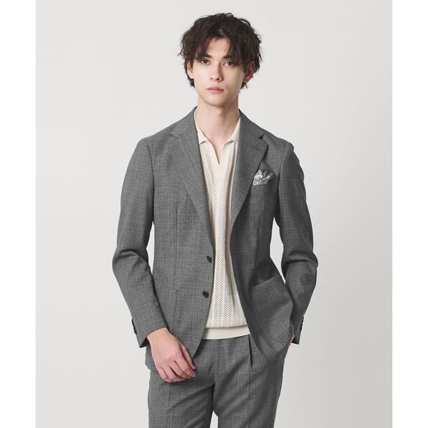 ジャケット テーラードジャケット ハウンドトゥース シングル 3ボタン テーラードジャケット R-M...