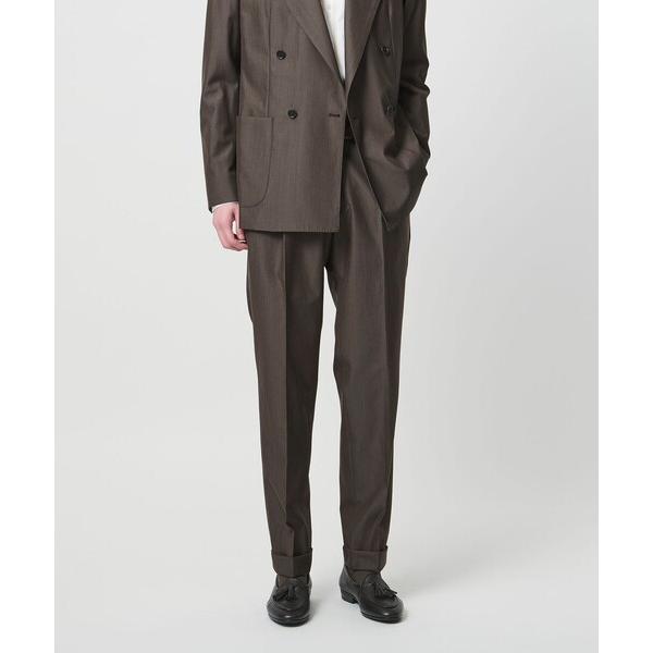 スラックス ポプリン 1プリーツ スラックス R-MODEL メンズ