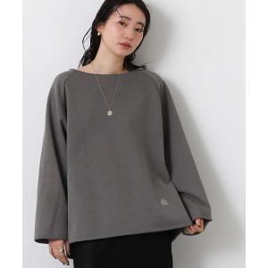 tシャツ ピグメントボートネックカットソー レディース