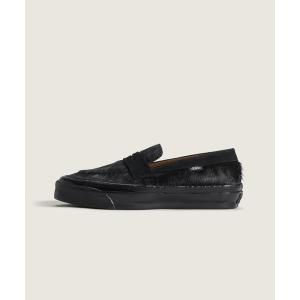 vans ローファー VANS PREMIUM ローファー 53 ヘアオンレザー / LX Loafer 53 Hair-On Cowhide BLACK VN000VASBLA1 メンズ レディース