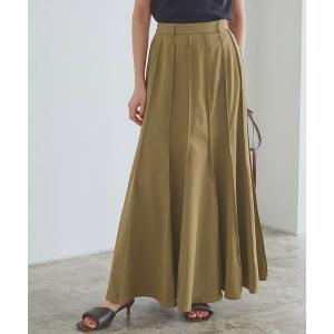 スカート 「RASW」パネルフレアロングスカート