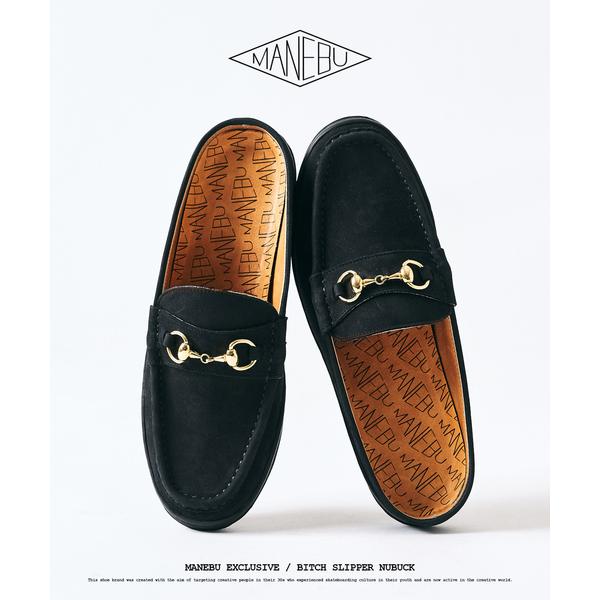 スニーカー MANEBU / マネブ 417別注 BITCH SLIPPER NUBUCK メンズ