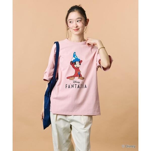 tシャツ 限定展開/DISNEY/ディズニー「ファンタジア」/ミッキーマウス / クルーネック プリ...