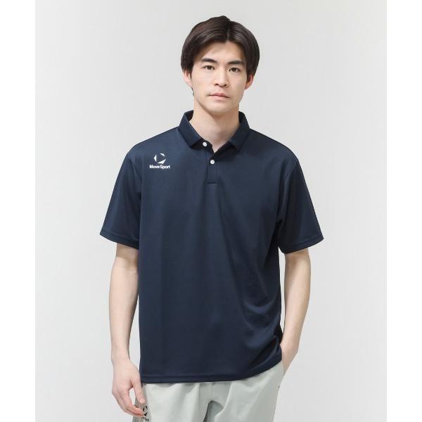 ポロシャツ ムーブスポーツ  ワンポイントポロシャツ メンズ