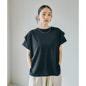 tシャツ 半袖 「スグッカワ」袖タックT　639431 レディース