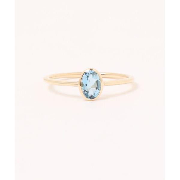 指輪 リング K10YG　Mermaid Stone　アクアマリン　リング レディース メンズ