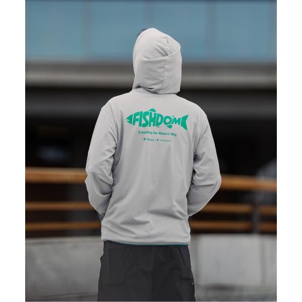 uvカット tシャツ ＳＣ　ＦＩＳＨＤＯＭフーディ メンズ