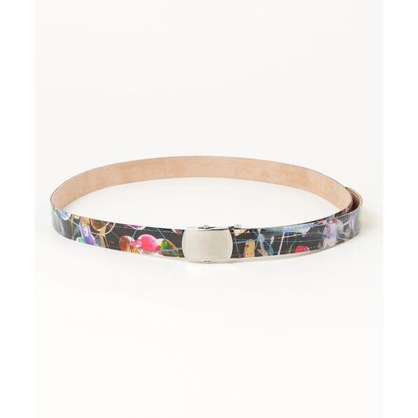 ベルト 「macromauro」 PATTI (BELT) / paint black メンズ レデ...