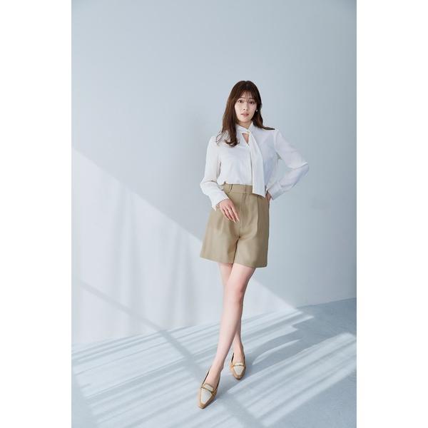 パンツ Tucked Twill Bermuda Shorts レディース