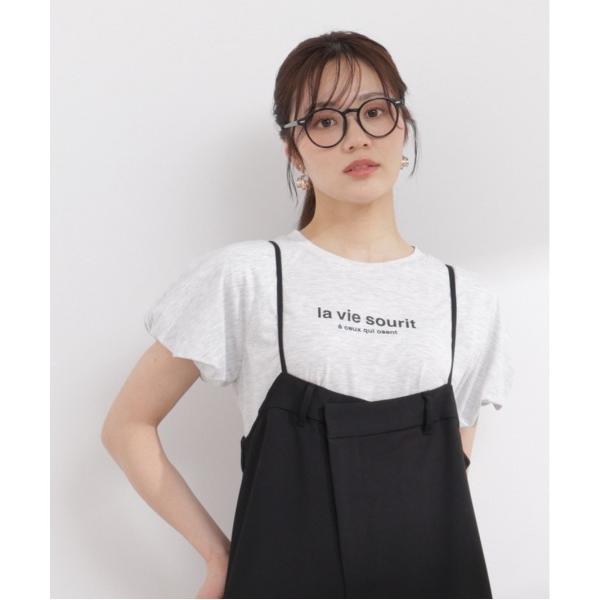 tシャツ パフスリーブロゴＴシャツ / 1216160404 レディース