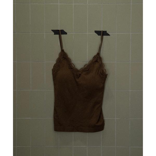 キャミソール v neck lace thin string cami / vネックレーススィンスト...