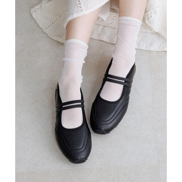 バレエシューズ パンプス 「HIMIKO」「ZOZOTOWN限定アイテム」フラットメリージェーンスニ...