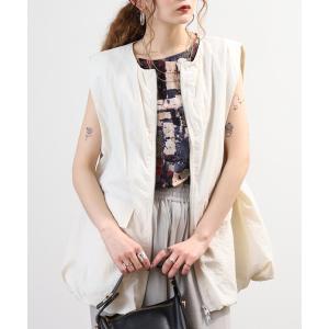 Dignite collier（ディニテコリエ） 大人甘バルーンヘム ジレ