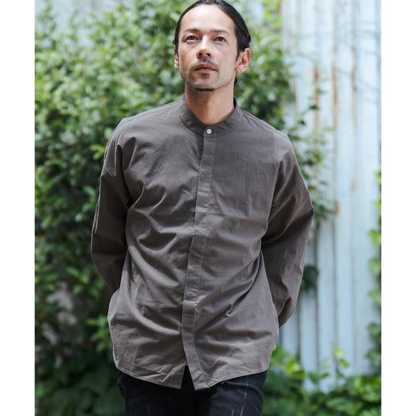 「CAMBIO」 長袖シャツ L グレー メンズ