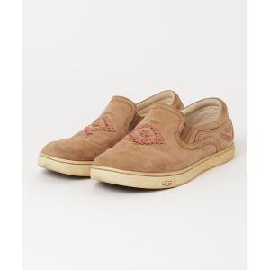 「UGG」 スリッポン 23.5cm ブラウン レディース