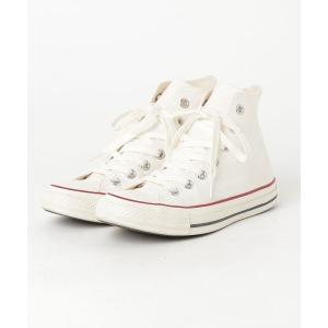 「CONVERSE」 ハイカットスニーカー 23.5cm ベージュ レディース