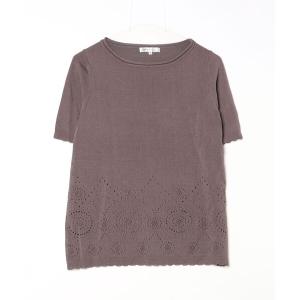 「49AV.junko shimada」 半袖ニット M ブラウン レディース
