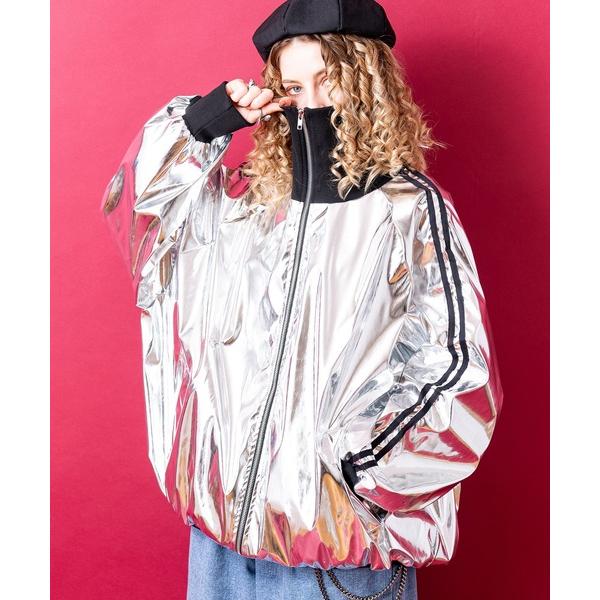 「ankoROCK」 ナイロンブルゾン ONESIZE シルバー メンズ