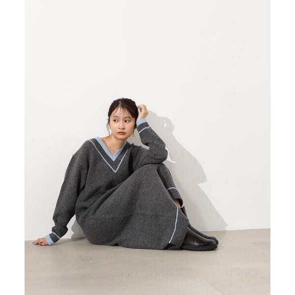 「N.（N. Natural Beauty Basic）」 ニットワンピース MEDIUM チャコー...