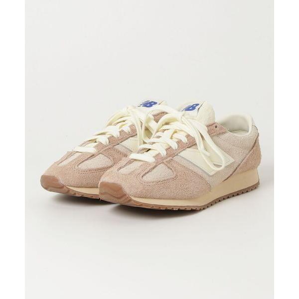 「New Balance」 ローカットスニーカー 24.0cm ベージュ メンズ