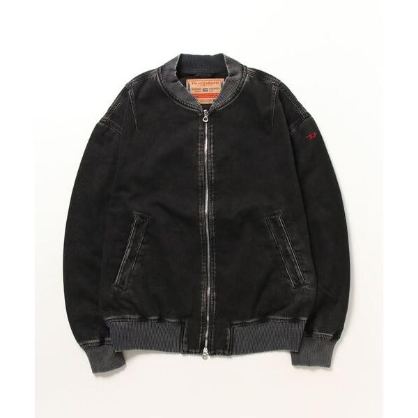 「DIESEL」 デニムジャケット MEDIUM ブラック メンズ