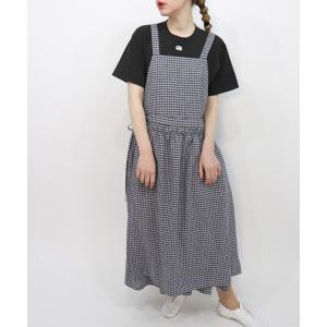 「haupia」 サロペットスカート 38 ブルー レディース