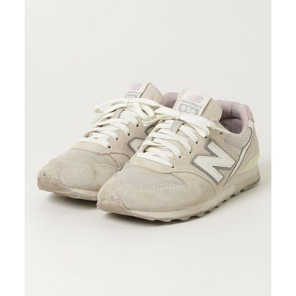「New Balance」 ローカットスニーカー 23.0cm ベージュ レディース