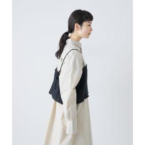 セミウェットリネンキャミソール レディース