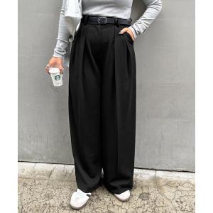 パンツ 「＠a_min1203企画」2タックツイルパンツ「WEB限定」 レディース