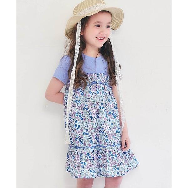 ワンピース 「WEB限定」フラワードッキングワンピース キッズ 子供服 女の子