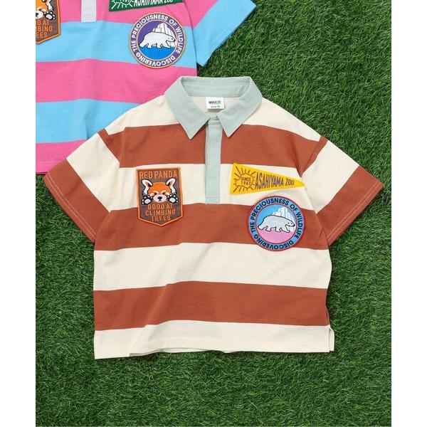 ポロシャツ 旭山動物園応援商品 ワッペンラガーシャツ キッズ 子供服 男の子 女の子
