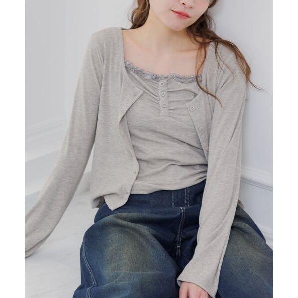 アンサンブル キャミ＆CTカーデSET