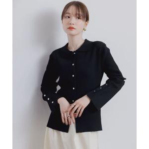 カーディガン リブニットカーデ レディース