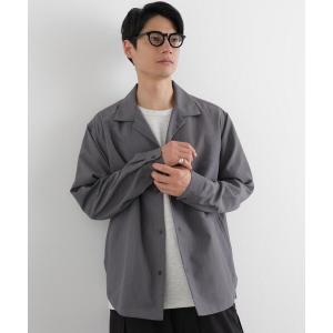 シャツ セオアルファ オープンカラーシャツ 長袖 メンズ