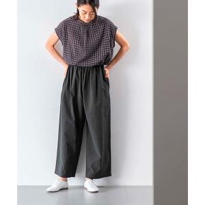 パンツ ガーメントダイギャザーパンツ レディース
